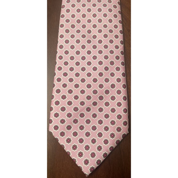T.m.lewin Jermyn St. London, Pink, Pure Silk, Handmade, Men’s Neck Tie, China - Picture 1 of 9
